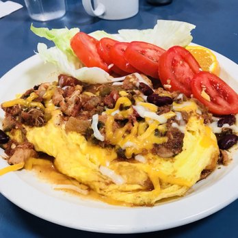 Beach Break Cafe - Chili & Cheese Omelette - Breakfast & Brunch Near Me - Oceanside, California Beach Break Cafe - Chili & Cheese Omelette - Breakfast & Brunch Near Me - Oceanside, California