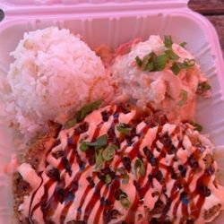 Ahi katsu plate