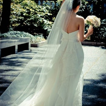 Erin Lindsay Designs - One layer, pencil edge, chapel length veil. - Bridal Near Me Erin Lindsay Designs - One layer, pencil edge, chapel length veil. - Bridal Near Me