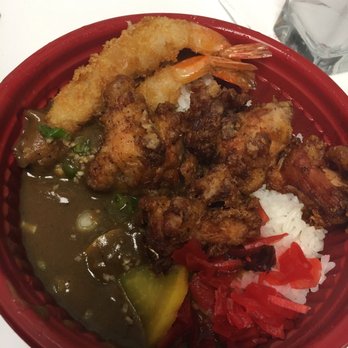 Donburi - Katsudon bowl with chicken and shrimp - Japanese Near Me - Washington, DC, District of Columbia