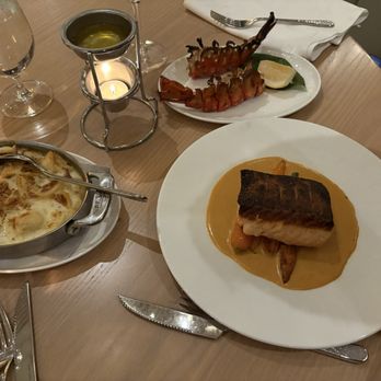 Cascade - Salmon and truffle Mac n cheese, twin lobster tails. - Steakhouses Near Me - South Bend, Indiana