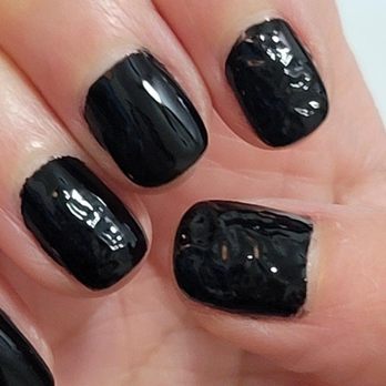 Beautiful Nails & Spa - Gel manicure on natural nails but what the heck is this? This was less than 8 hours from when we came back from the nail salon. - Nail Salons Near Me - Las Vegas, Nevada