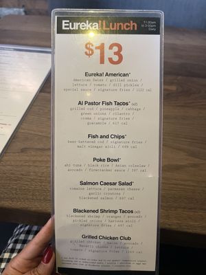 Menu photo 1 Eureka! Concord, CA Menu photo 1 Eureka! Concord, CA