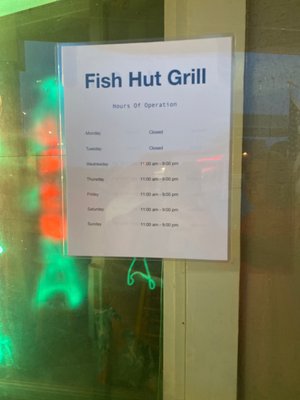 Menu photo 6 Fish Hut Grill Emerald Isle, NC