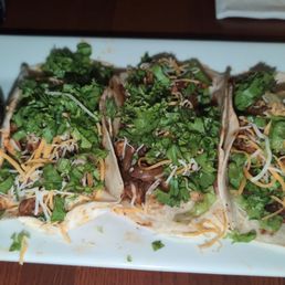Blackened chicken tacos