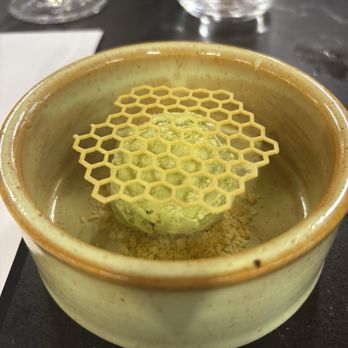 Five Senses - Match ice cream with honeycomb tuile - Sushi Bars Near Me - Calistoga, California Five Senses - Match ice cream with honeycomb tuile - Sushi Bars Near Me - Calistoga, California