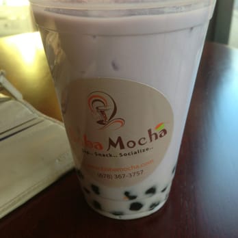 Boba Mocha - Taro tea.. A bit sweet but yum! - Coffee & Tea Near Me - Duluth, Georgia Boba Mocha - Taro tea.. A bit sweet but yum! - Coffee & Tea Near Me - Duluth, Georgia