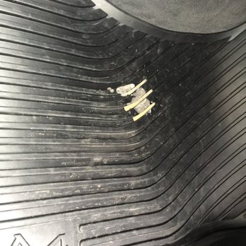 Mister Car Wash - This is the passenger floor mat AFTER the $7 floor-mat cleaning. Total waste of money here... - Car Wash Near Me - Grand Rapids, Michigan