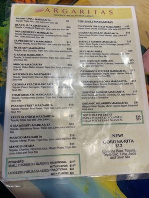 Menu photo 1 Tulcingo Mexican Restaurant Monroe, NY