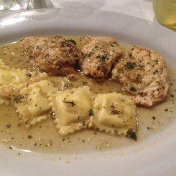 Nuovo - Chicken Scaloppine- chicken medallions in a white wine sauce w cheese raviolis! Absolutely delicious! - Italian Near Me - Worcester, Massachusetts Nuovo - Chicken Scaloppine- chicken medallions in a white wine sauce w cheese raviolis! Absolutely delicious! - Italian Near Me - Worcester, Massachusetts
