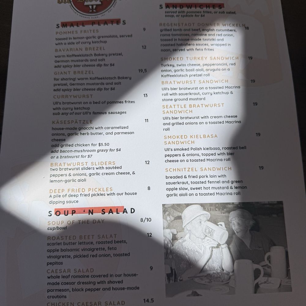 Die BierStube - Their menu as of April 13th, 2025 - German Near Me - Seattle, Washington Die BierStube - Their menu as of April 13th, 2025 - German Near Me - Seattle, Washington