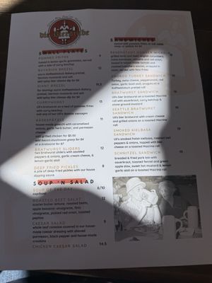 Menu photo 1 Die BierStube Seattle, WA