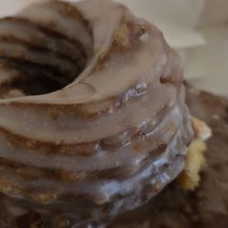 Red Coach Donuts - Kruler, little burnt and weighed down by the tonne of sugar glaze.
