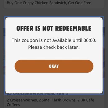 Burger King - They don't serve lunch until 11 AM on weekends, however their mobile app thinks that it starts at 10:30 - Burgers Near Me - Manlius, New York Burger King - They don't serve lunch until 11 AM on weekends, however their mobile app thinks that it starts at 10:30 - Burgers Near Me - Manlius, New York