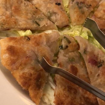 Baodega - Scallion Pancake with Bacon - Dim Sum Near Me - New York, New York Baodega - Scallion Pancake with Bacon - Dim Sum Near Me - New York, New York