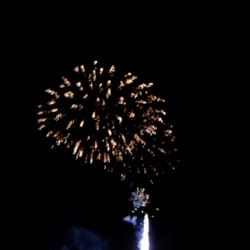 Feuerwerk über Holzminden