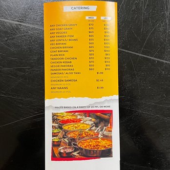 Curry zone - Menu - Catering - Indian Near Me - Valley Village, California