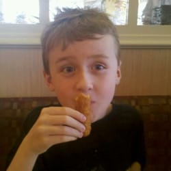 IHOP - The Boy loves his mozzarella sticks.