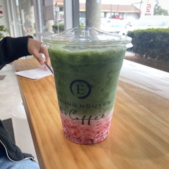 Trung Nguyen E-Coffee - Strawberry Yakult Matcha - Coffee & Tea Near Me - Long Beach, California