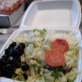 Perry's Pizza - My Medium Dinner Salad. Look at all those delicious pepperoni slices. WTF!!! - Pizza Near Me - Huntington Beach, California Perry's Pizza - My Medium Dinner Salad. Look at all those delicious pepperoni slices. WTF!!! - Pizza Near Me - Huntington Beach, California