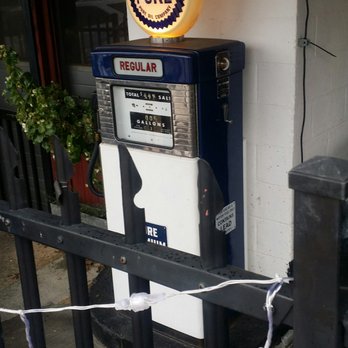 Ricos World Kitchen - One of the original gas pumps by the patio.. - New American Near Me - Buford, Georgia