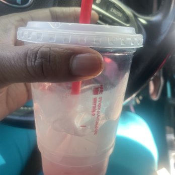 Arby's - a hand holding a plastic cup with a straw - Sandwiches Near Me - Montgomery, Alabama Arby's - a hand holding a plastic cup with a straw - Sandwiches Near Me - Montgomery, Alabama