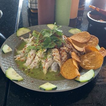 Mariscos La Capital - Orden Aguachile Verde con Tostitos - Seafood Near Me - National City , California Mariscos La Capital - Orden Aguachile Verde con Tostitos - Seafood Near Me - National City , California