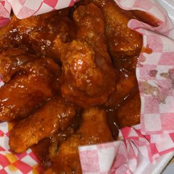 Spicy bbq wings