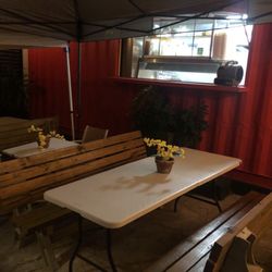 Consorte Cuban Cuisine - Covered outdoor seating area awaits you