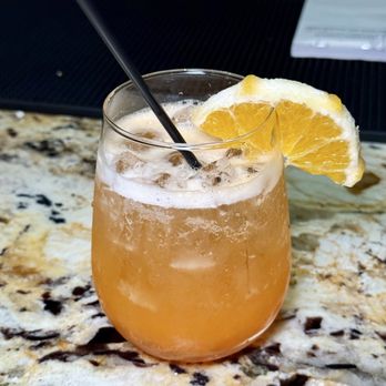 Cocktails From The Crypt - Bordello of Blood - Aperol, Passionfruit, Rosé, Lime, Cinnamon, Soda - Cocktail Bars Near Me - Pittsburgh, Pennsylvania Cocktails From The Crypt - Bordello of Blood - Aperol, Passionfruit, Rosé, Lime, Cinnamon, Soda - Cocktail Bars Near Me - Pittsburgh, Pennsylvania