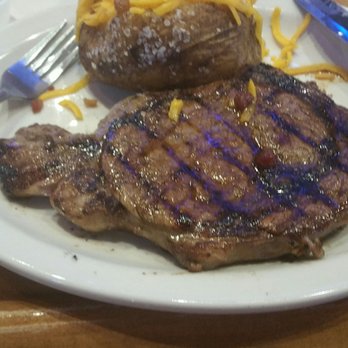 Texas Roadhouse - 12oz Ribeye with loaded Baker - Steakhouses Near Me - West Bountiful, Utah