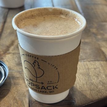 Hopsack - Miel latte - Coffee & Tea Near Me - Balsam Lake, Wisconsin Hopsack - Miel latte - Coffee & Tea Near Me - Balsam Lake, Wisconsin