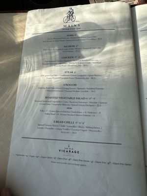 Menu photo 5 The Old Vicarage Christchurch, WKO Menu photo 5 The Old Vicarage Christchurch, WKO
