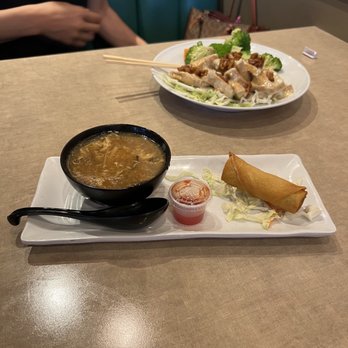 KPB Asian Bistro - Hot and sour soup with egg roll - Asian Fusion Near Me - Santa Fe Springs, California KPB Asian Bistro - Hot and sour soup with egg roll - Asian Fusion Near Me - Santa Fe Springs, California