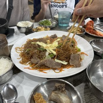 Han Yang - 13. Jab Chae (Korean Stir Fried Noodles w/ Vegetables) - Korean Near Me - Buena Park, California
