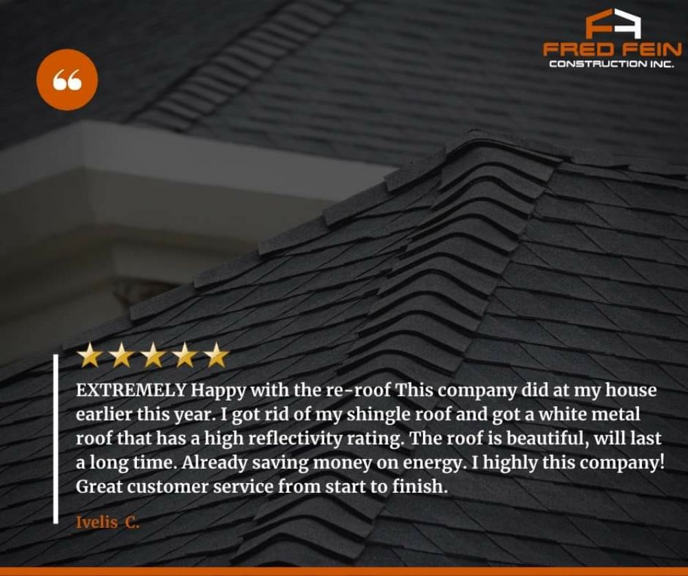 Slide of Fred Fein Roofing & Construction