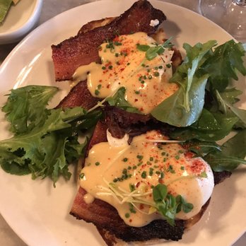 Prohibition - Eggs Benedict with Maple-Pepper Bacon. - Cocktail Bars Near Me - Charleston, South Carolina Prohibition - Eggs Benedict with Maple-Pepper Bacon. - Cocktail Bars Near Me - Charleston, South Carolina