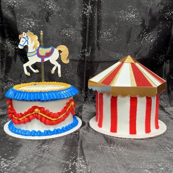 Lisa's Rum Cake - More custom cakes for the carnival event by Lisa Rum Cakes! So decadent and stunning - Bakeries Near Me - Gilbert, Arizona