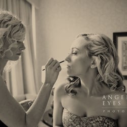 Dorie O’Meara - Dori Mae at work on a bride