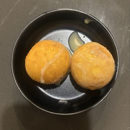 Taro balls.....so good. Could use a little more condensed milk Taro balls.....so good. Could use a little more condensed milk