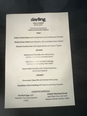 Menu photo 5 Darling West Hollywood, CA Menu photo 5 Darling West Hollywood, CA