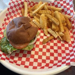 Burger House - Cheese burger and fries