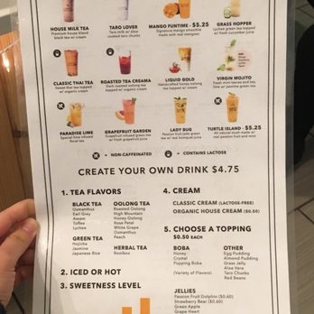 Teaspoon - Drink menu - Desserts Near Me - San Francisco, California