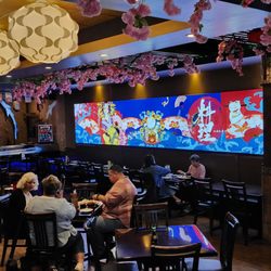 Wasabi & Wok - Stunning backlit wall mural.