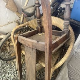 Broken chair leg