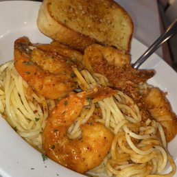 Garlic shrimp noodles