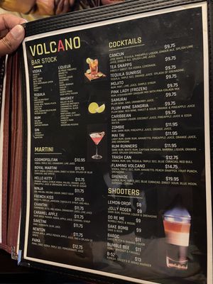 Menu photo 2 Volcano Virginia Beach, VA