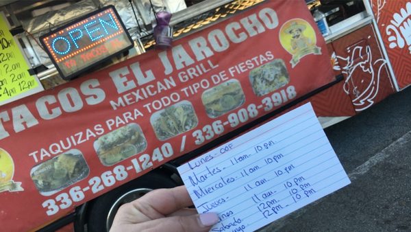 Menu photo 3 Tacos El Jaroco Mexican Grill Greensboro, NC Menu photo 3 Tacos El Jaroco Mexican Grill Greensboro, NC