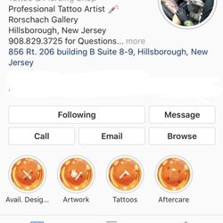 rorschach gallery - His work on his IG