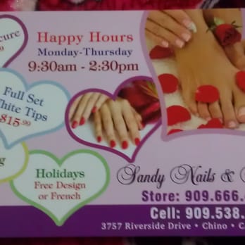 Sandys Nails and Spa - Happy hour specials! - Nail Salons Near Me - Chino, California Sandys Nails and Spa - Happy hour specials! - Nail Salons Near Me - Chino, California
